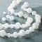 White Faceted Glass Rondelle Beads by Bead Landing&#x2122;